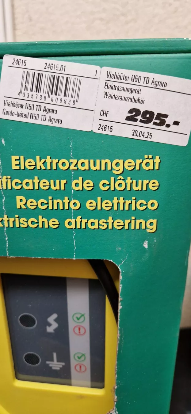Altre attrezzature per stalle: Elektrozaungerät. – Nuovo e nell'imballaggio originale da Fischenthal venduto da sackblitz 4