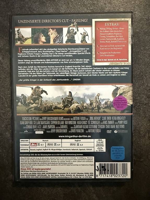 Tutti i DVDs: DVD King Arthur – Usato da Suhr venduto da j_s_gs9d 1