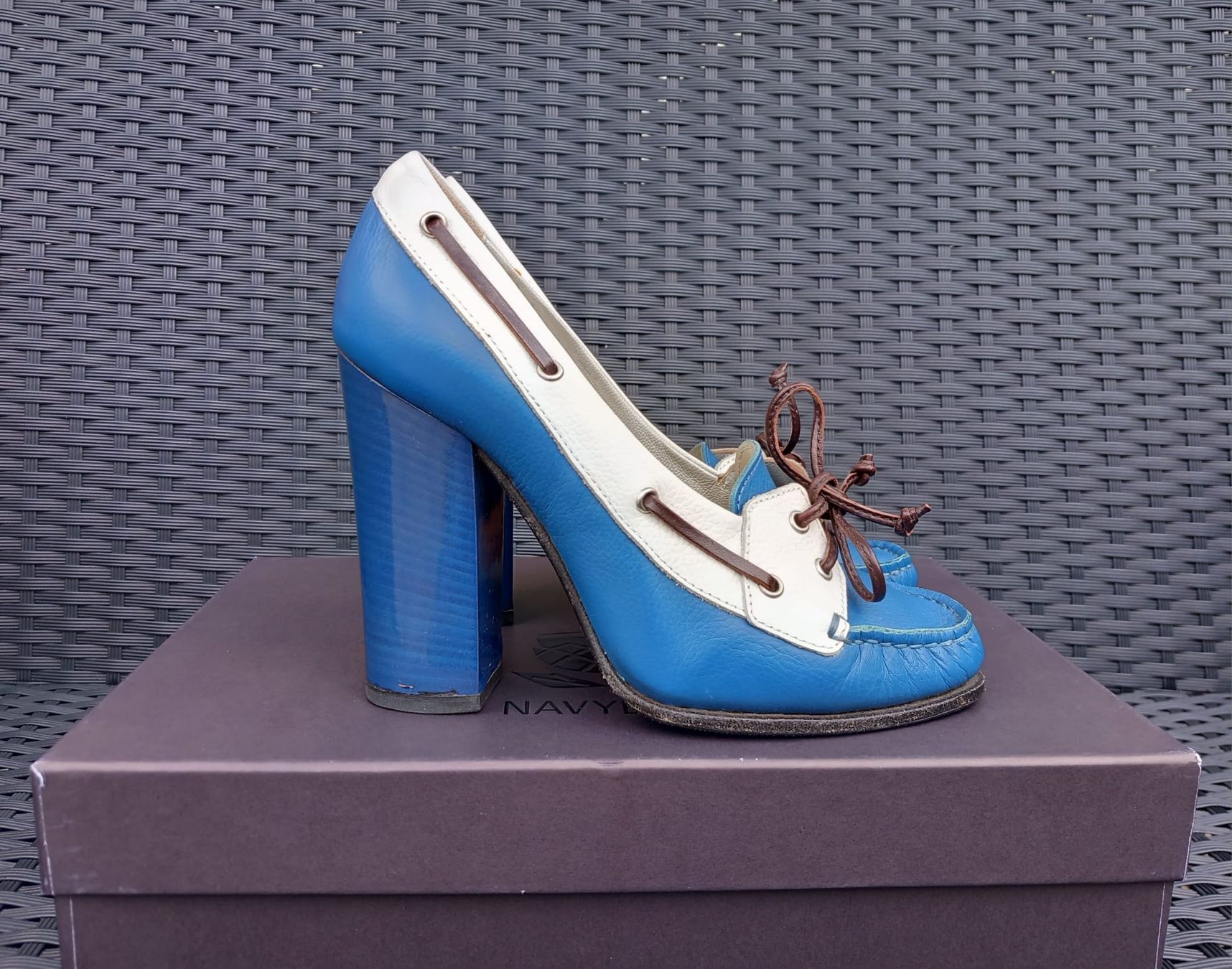 Navyboot Scarpe da donna: Schöne Navyboot Läufer aus Leder Gr. 37 – Usato da Winterthur venduto da Jopf1 5