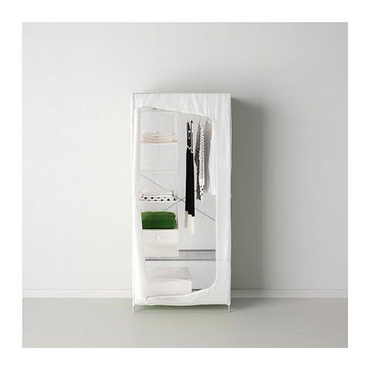 IKEA Breim StoffKleiderschrank, weiss Kaufen auf Ricardo