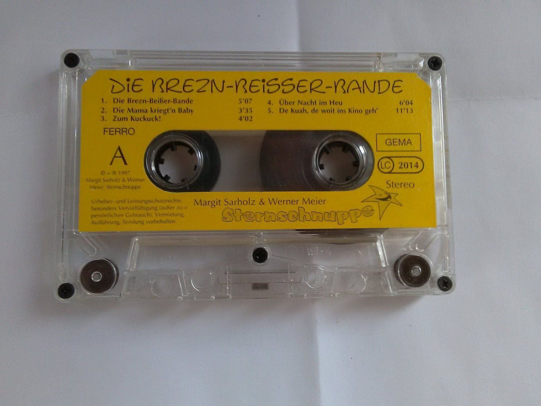 Musicassette: Die Brezn Beisser Bande - Sternschnuppe – Usato da St.Galllen venduto da elkaphone 2