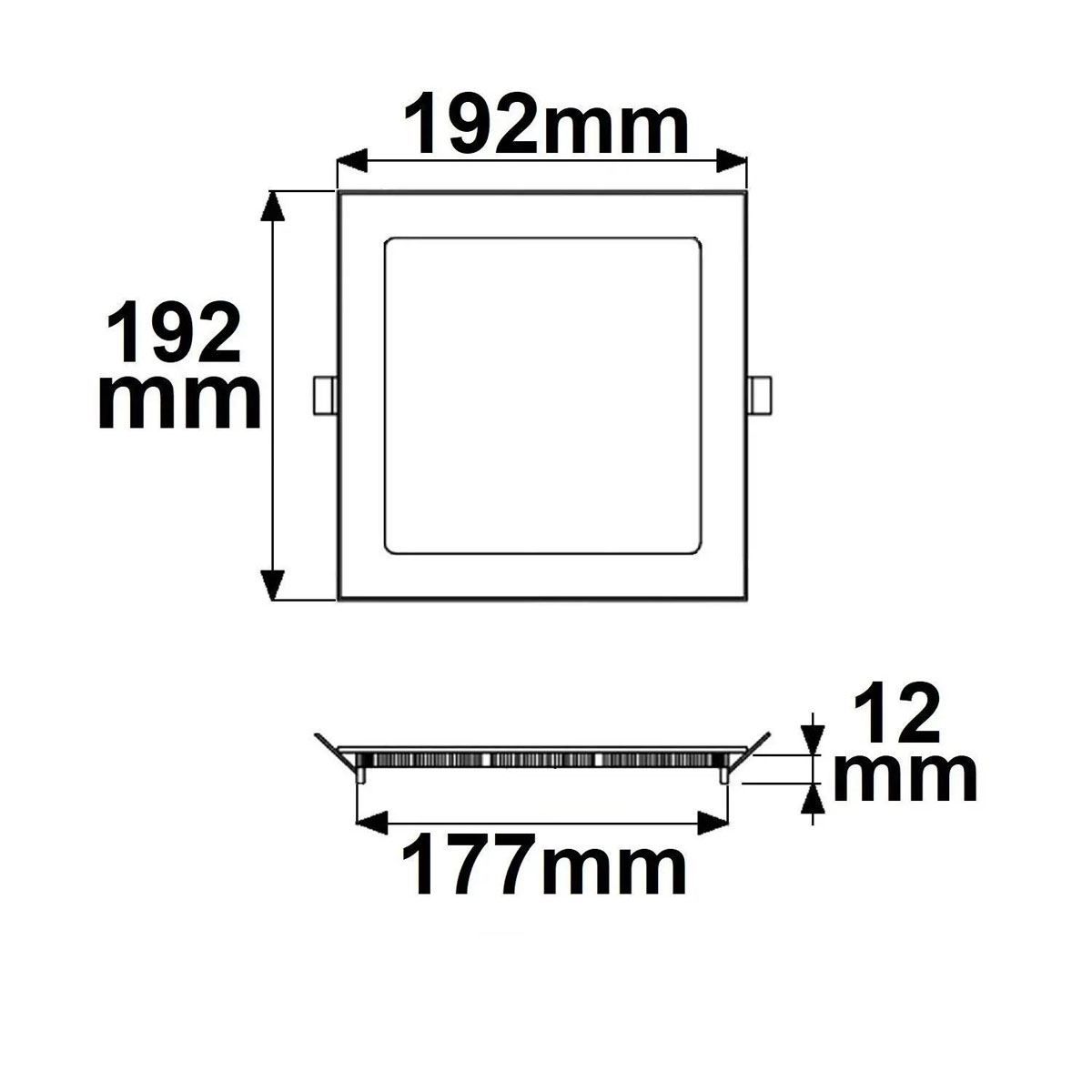 Lampen: LED Einbaustrahler, IP42, 19 cm x 19 cm – Neu (gemäss Beschreibung) aus Kreuzlingen von Smart-Light 3