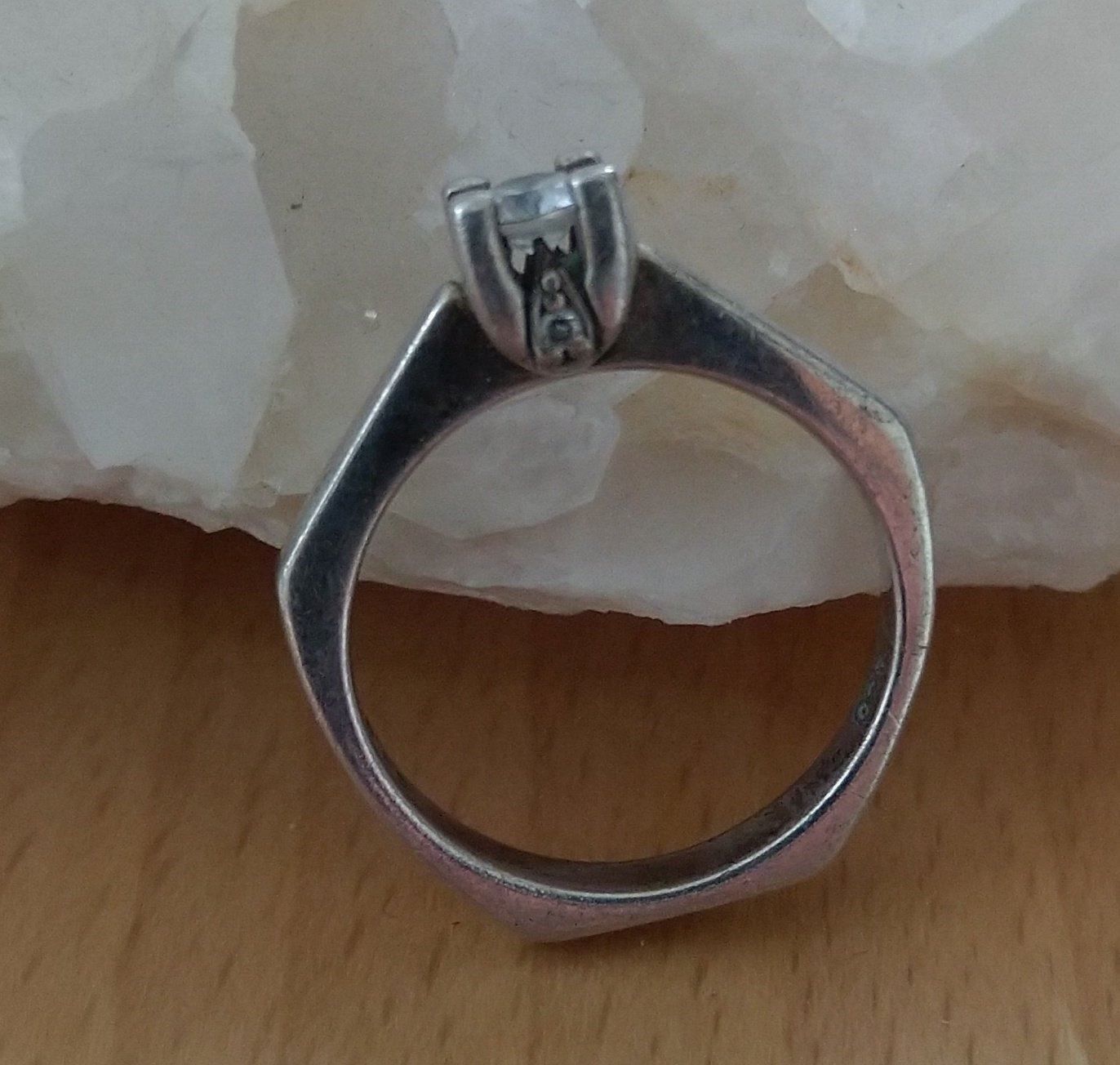 Anelli: SOLITÄR RING IN 925 SILBER – Usato da Romanshorn venduto da BoutiqueA 1