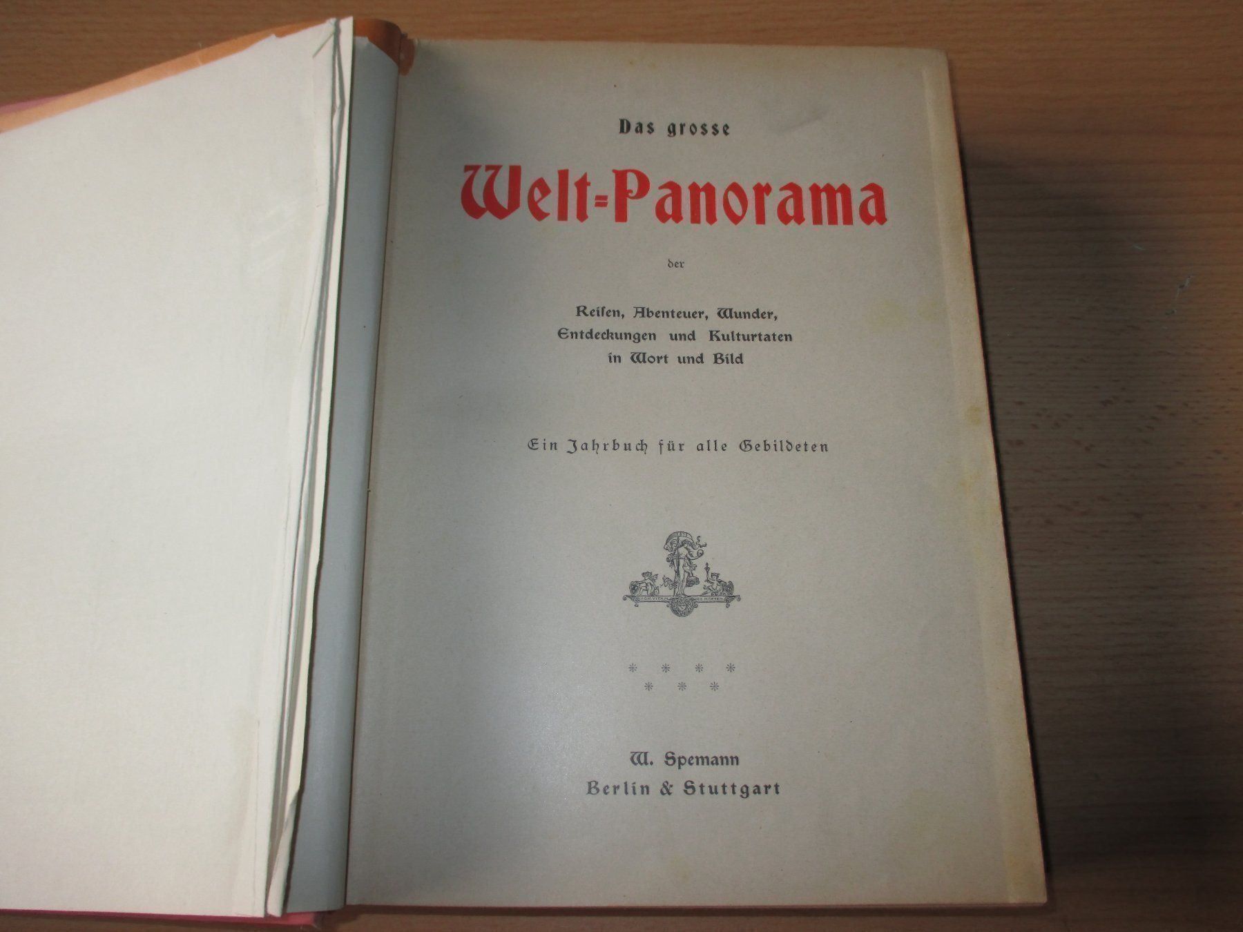 Libri: Das grosse Weltpanorama, 1908 – Usato da Flims - Dorf venduto da Stagediver 4