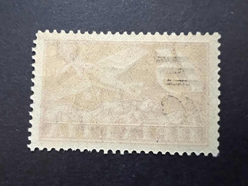 Flugpostmarke  F19 ** Rückseite m. Abklatsch Aufdruck (E510) 2