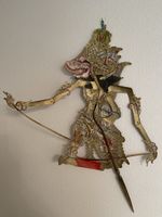 Ethno: Schattenspiel Wayang Figuren, Bali Indonesien antik
