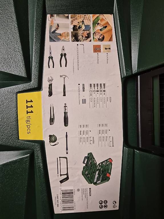 Tutti gli attrezzi: Bosch Werkzeugkoffer 111-tlg – Usato da Basel venduto da jul_hr8h 1
