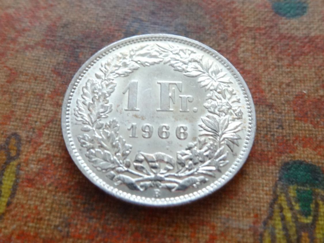 Alle Münzen: 1 Fr. 1966  (Y) – Gebraucht aus Romanel-sur-Lausanne von Swift13
