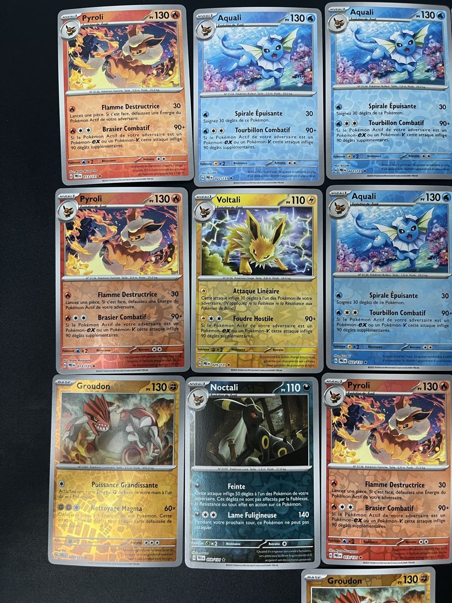 Pokémon Carte collezionabili: 16 cartes Pokémon Rare Reverse EV Évolution Prismatique FR – Nuovo (secondo la descrizione) da Les Avanchets venduto da lunedeneige.shop 1
