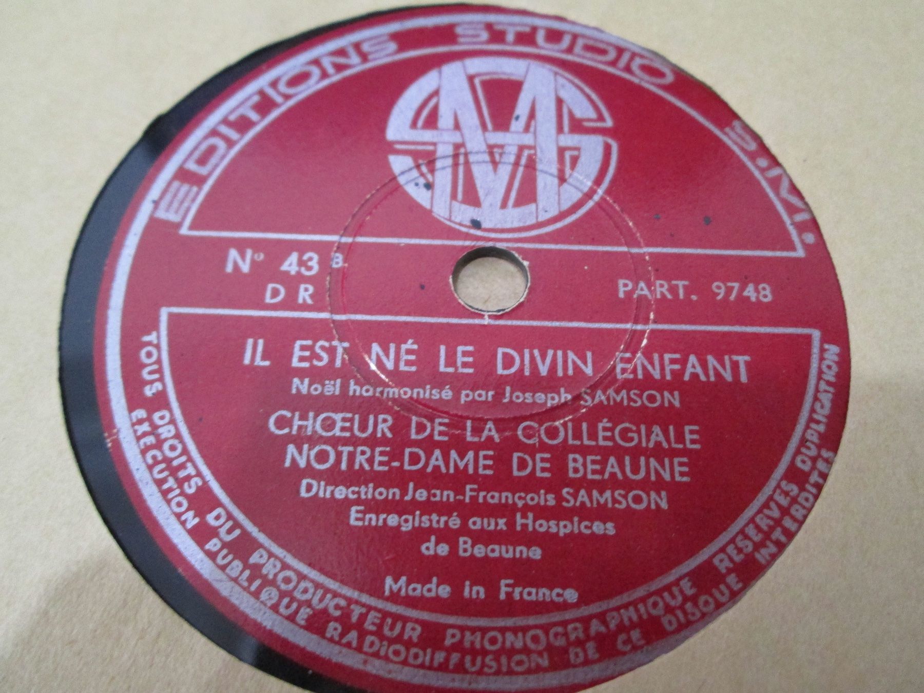 Schallplatten: DISQUES 78 TOURS – Gebraucht aus Lausanne von Leag