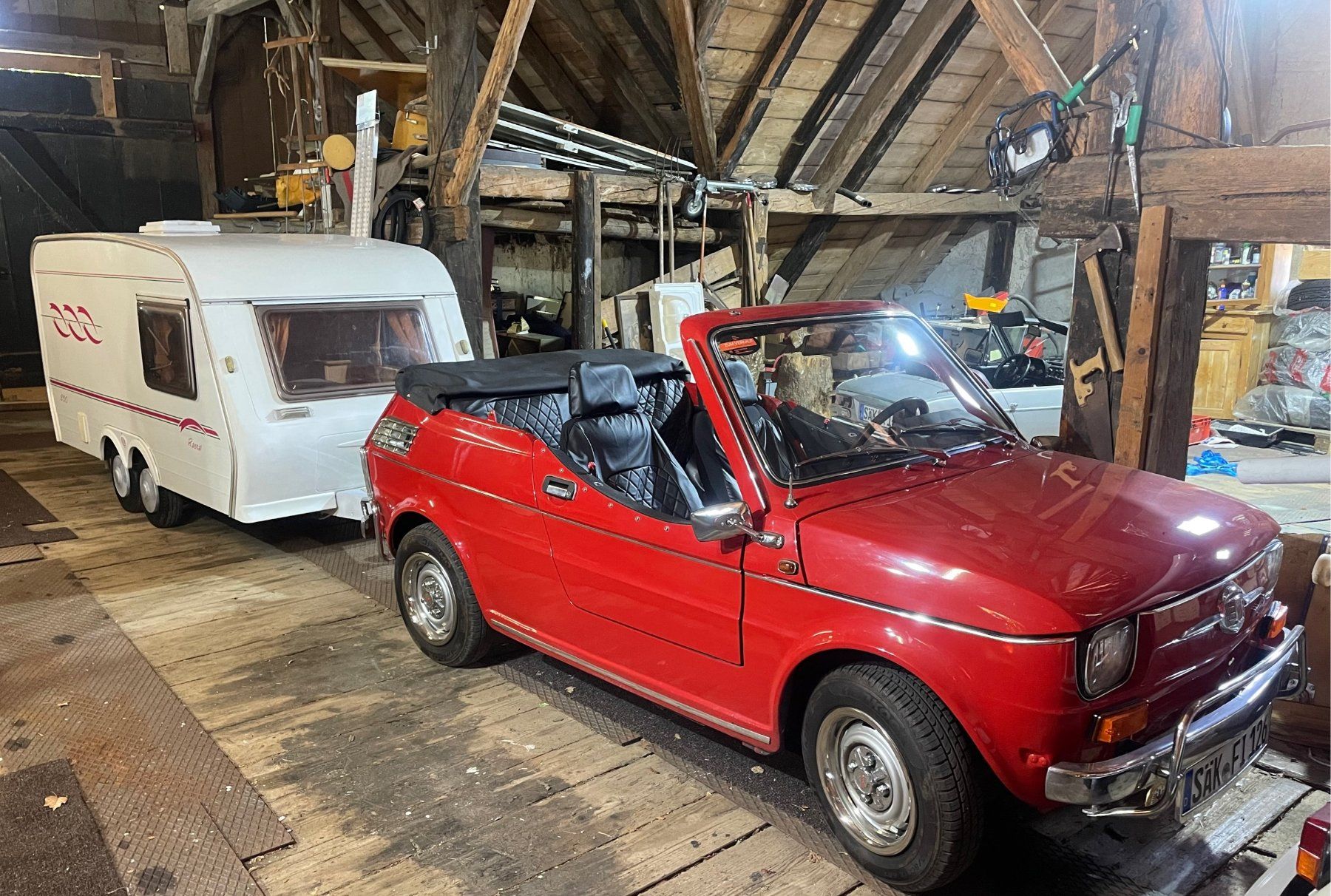 Anhänger: Micro Wohnwagen nur 230 kg Caravan Oldtimer Quad Trike ... – Gebraucht aus Rickenbach von Wisserle 5