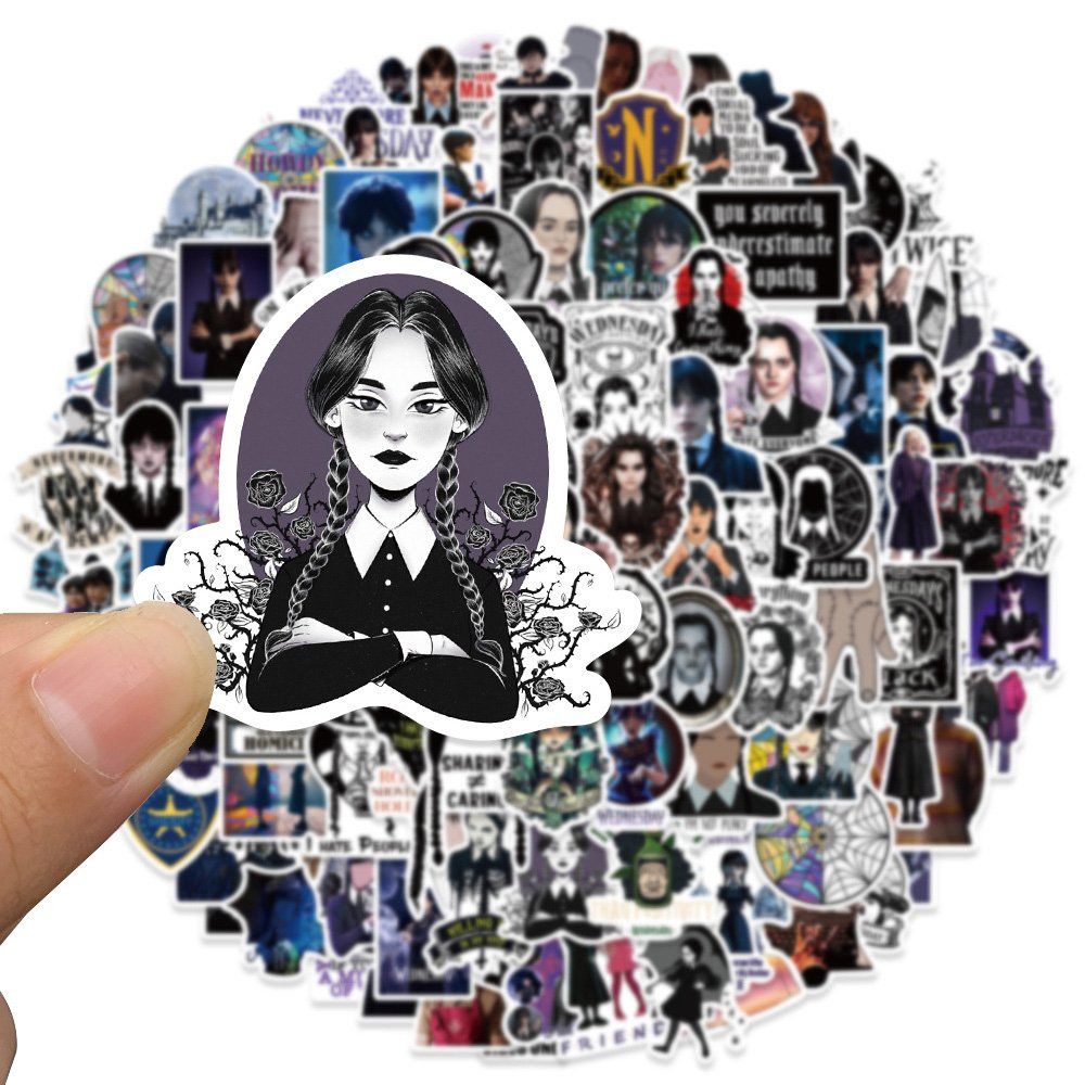 Sticker: 50 stk. Aufkleber Wednesday – Nuovo e nell'imballaggio originale da Uerkheim venduto da Kaufoption
