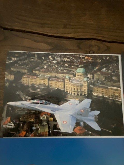 Ansichtskarten: 4 X POSTKARTEN FLUGZEUGE  CH ARMEE – Gebraucht aus Chur von silbermon 1