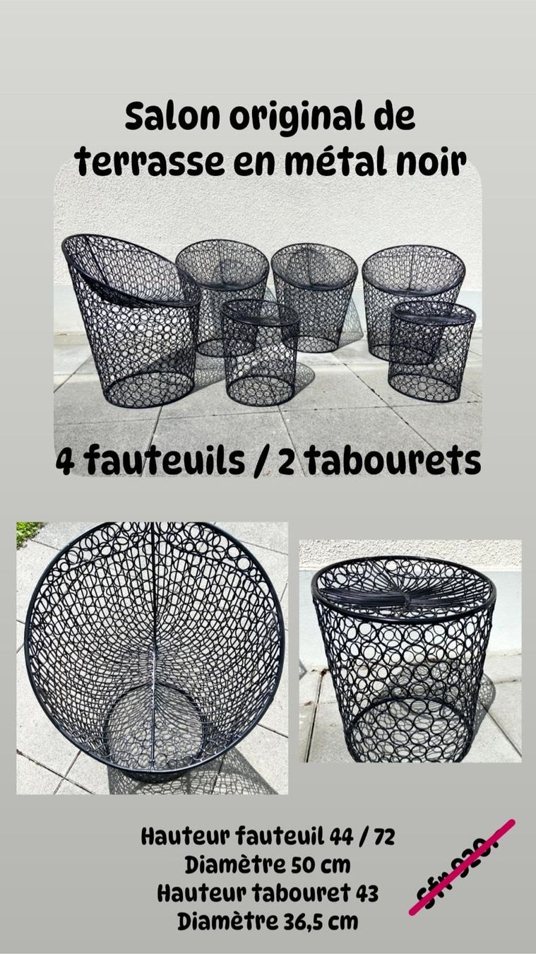 Stühle: Salon de terrasse – Gebraucht aus Peseux von gmeylan 4
