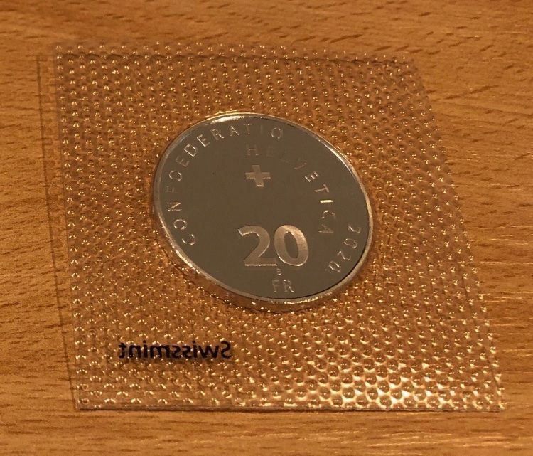Tutti le monete: Roger Federer Silber Sondermünze 2020 – Nuovo e nell'imballaggio originale da Netstal venduto da plutzger 1