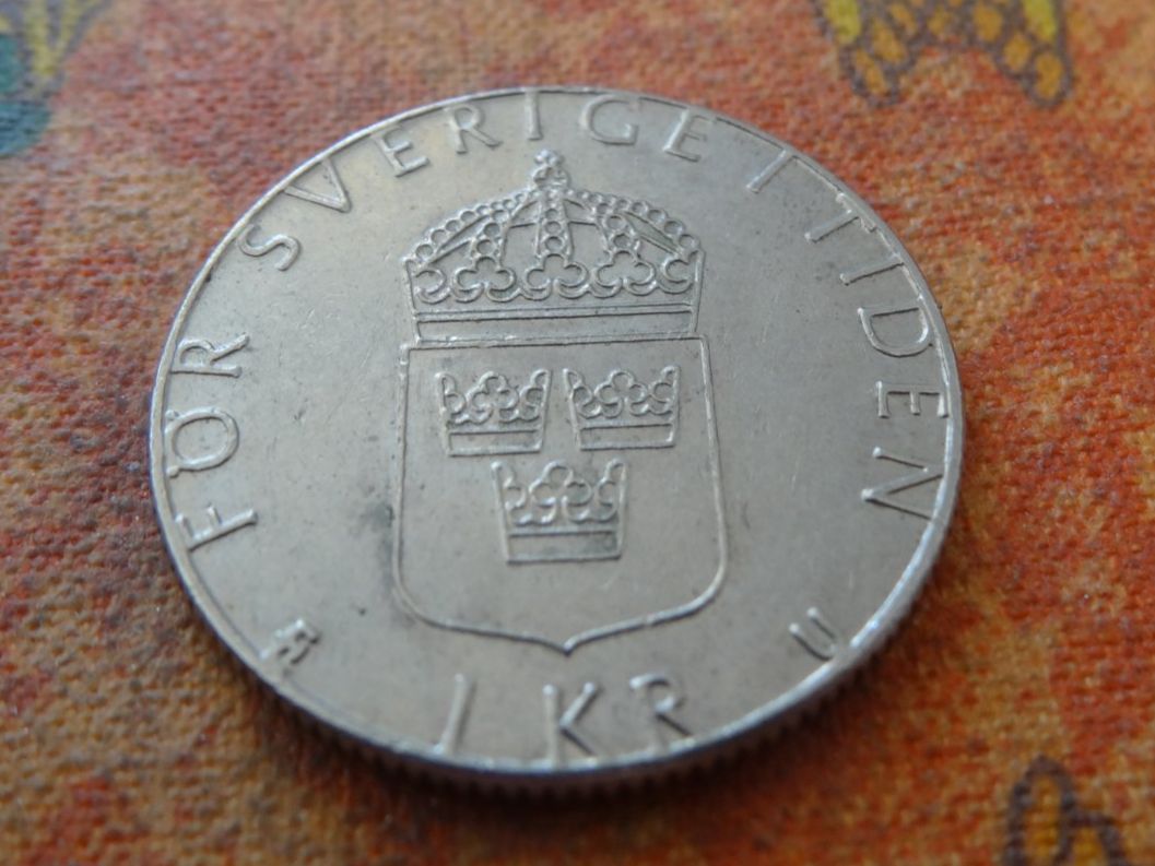 Toutes les monnaies: SUEDE  1  Krone  1988 – D'occasion à Romanel-sur-Lausanne par Swift13 1
