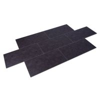 17780 - Vinylboden V9 - Marmor (Schwarz) 1m2