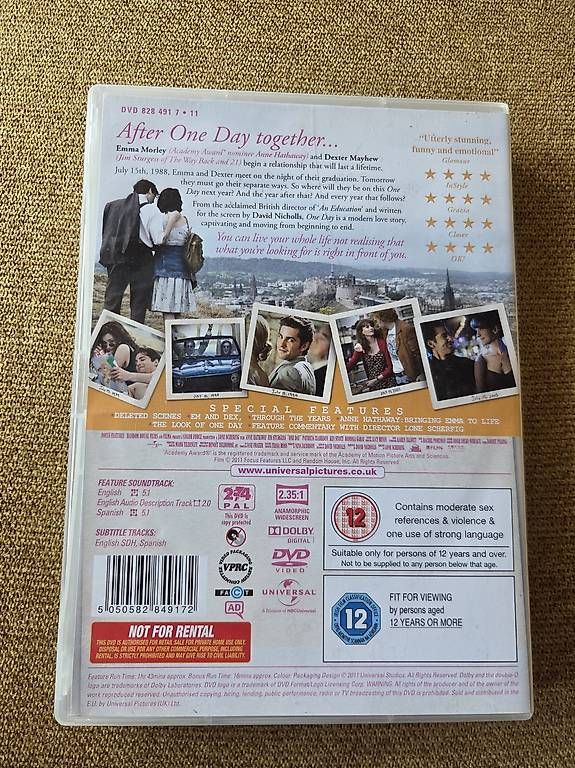 Alle DVDs: One Day – Gebraucht aus Lauerz von betsan666 1