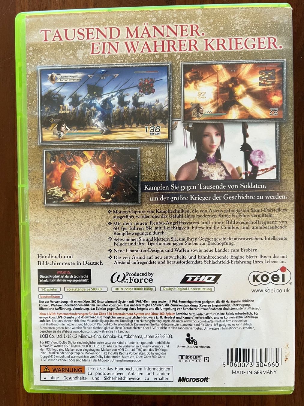 Giochi: Dynasty Warriors 6 Xbox 360 – Usato da Dübendorf venduto da CellarSeller 1