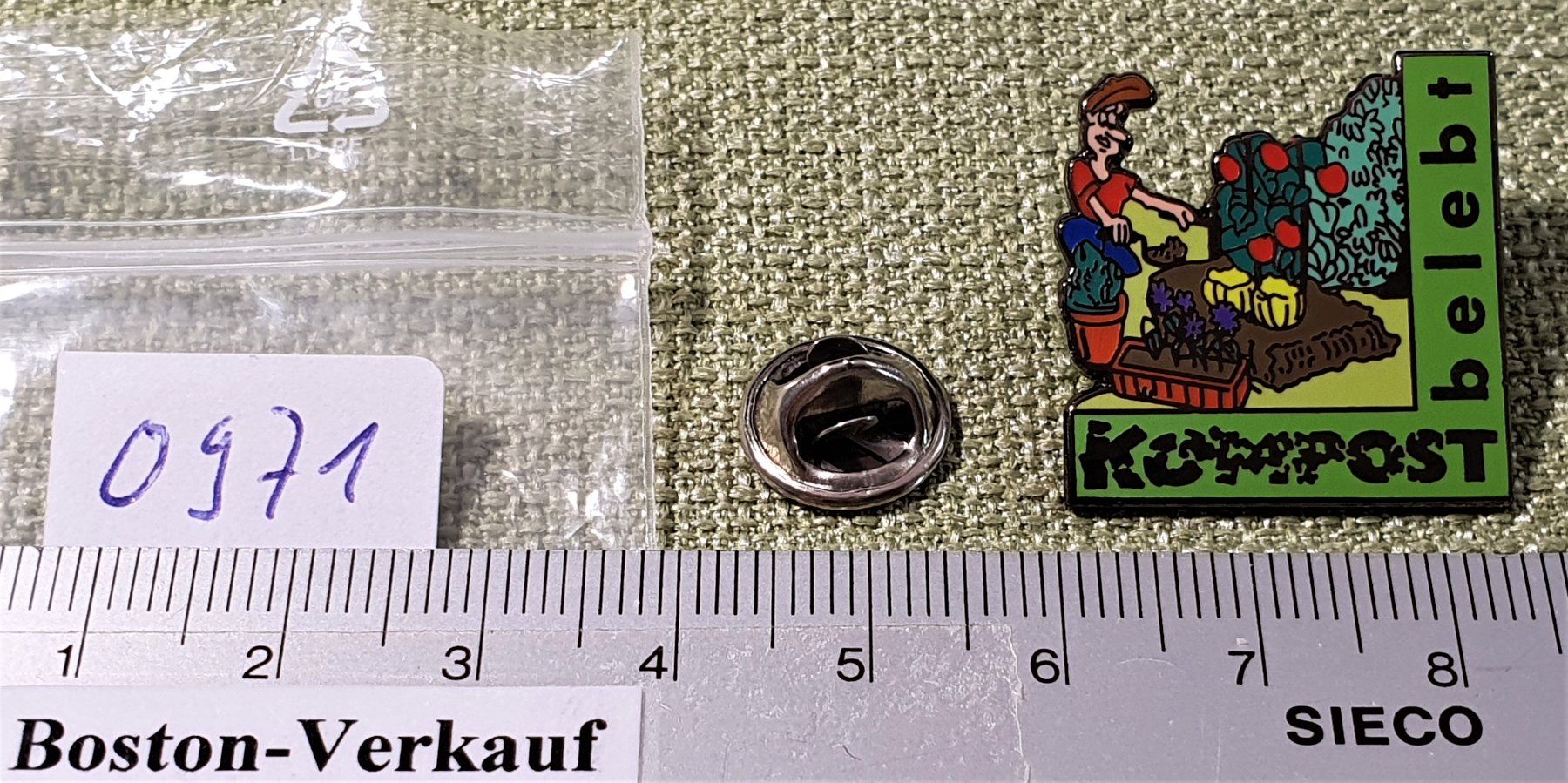 Spille & Fermagli: O971 - Pin Kompost belebt... – Usato da Reinach BL venduto da Boston-Verkauf 1