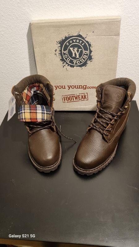 Scarpe da uomo: Winter-Schuhe Dunkelbraun  Gr. 44 – Nuovo e nell'imballaggio originale da Zürich venduto da Big 1