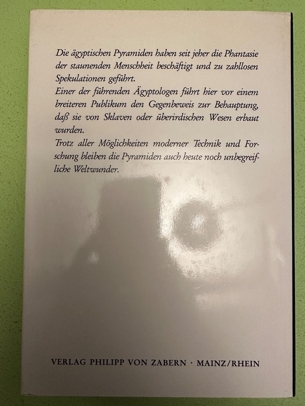 Bücher: Rainer Stadelmann: Die ägyptischen Pyramiden. – Gebraucht aus Zürich von allp 9