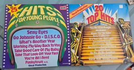 Original Vinyl Schallplatten Hits for Young People 70er 🎶🎧