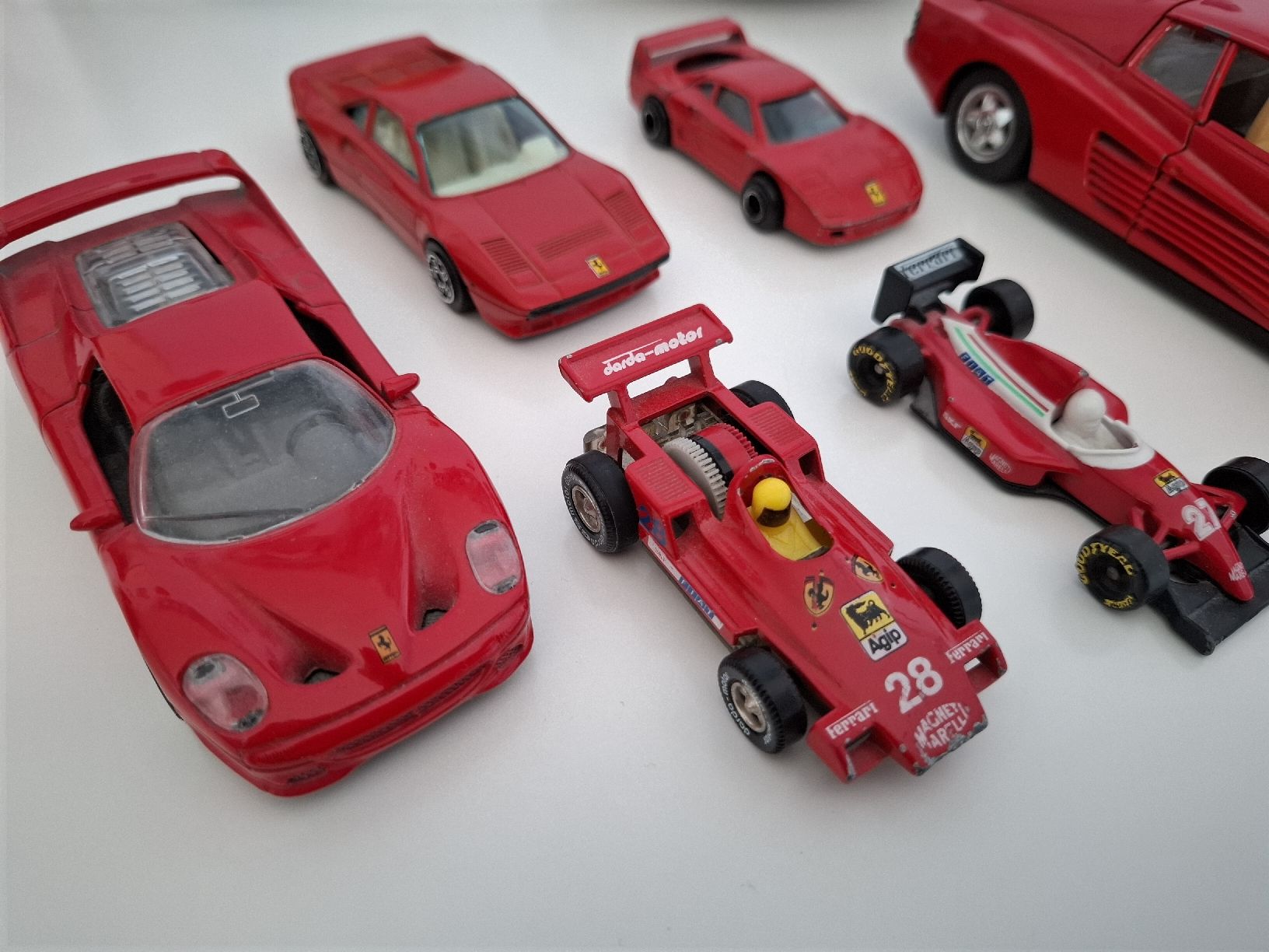 Ferrari Modellini d'auto: Mehrere Ferrari Formel 1 Modellauto – Usato da Riehen venduto da joerdeli 2