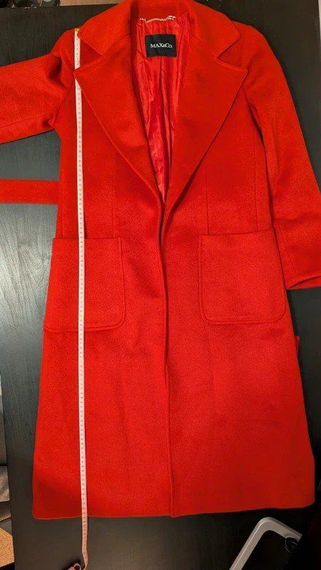 Max Mara Cappotti: Roter Wollmantel von Max&Co. Gr S – Usato da Zürich venduto da Elise9 2