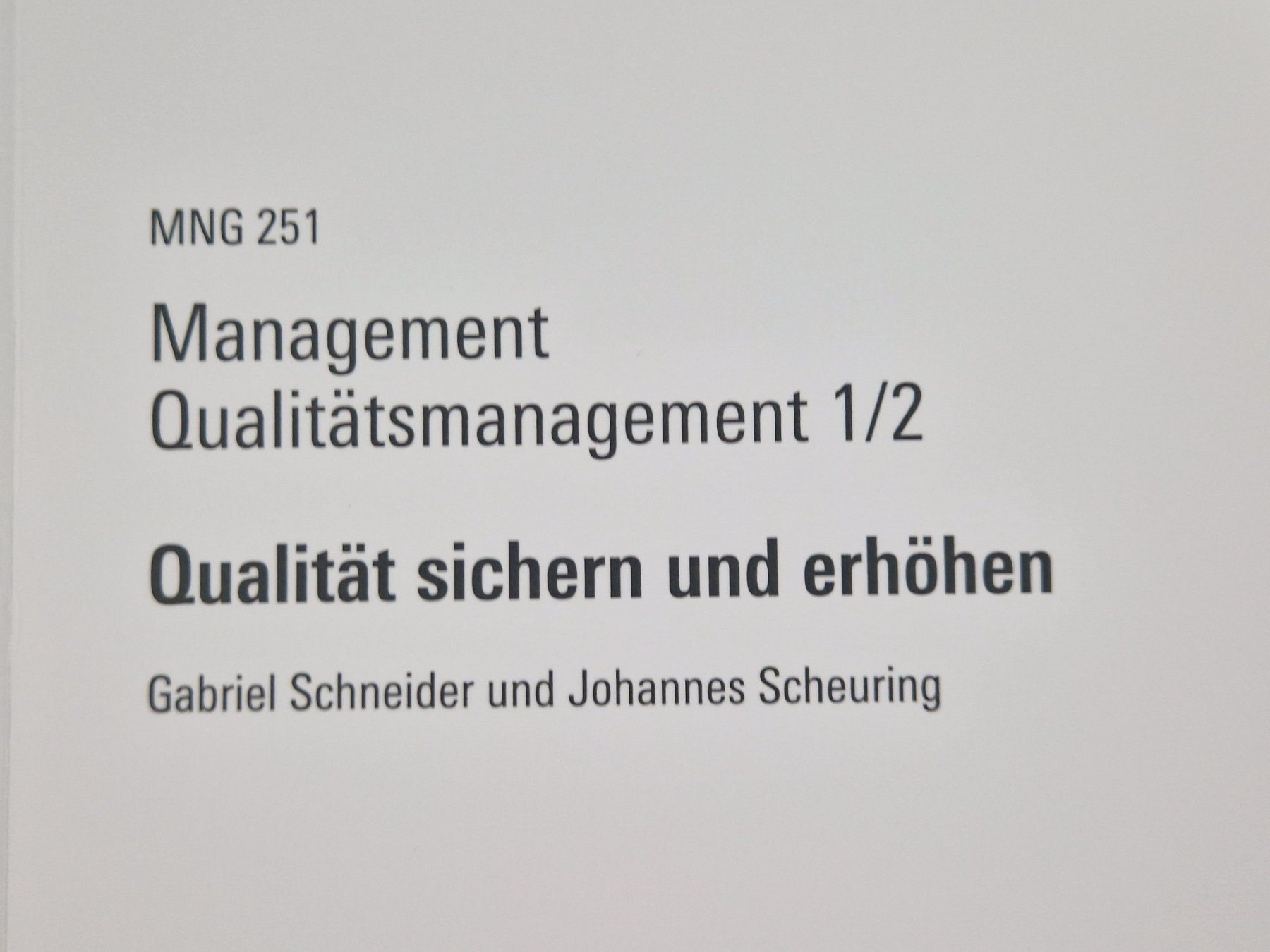Livres: Kursprogramm "Prozess- und Qualitätsmanagement" – D'occasion à Muhen par Restwert_Muhen 5