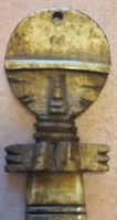 Figurine Anhänger Knochen antik ethnisch