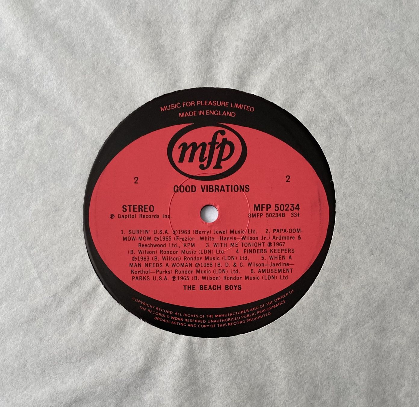 Vinyles: The Beach Boys, Good Vibrations – D'occasion à Flums par Empe1 3