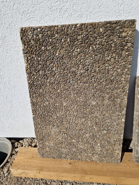Gartenplatten Waschbeton 50x50 cm und 75 x 50 cm Kaufen auf Ricardo