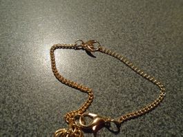 Armband goldfarbig, Mondsichel