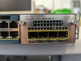 Cisco WS-3560X-48T-E Switch + Network Module (C3KX-NM-1G)