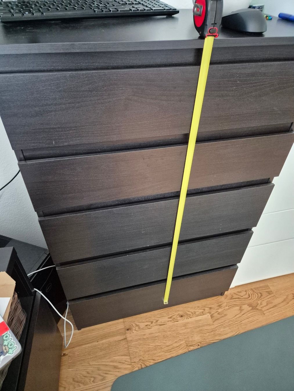 Ikea Cassettiere: Malm Kommode dunkelbraun mit 5 Schubladen – Usato da Kloten venduto da sas_j8bp 2