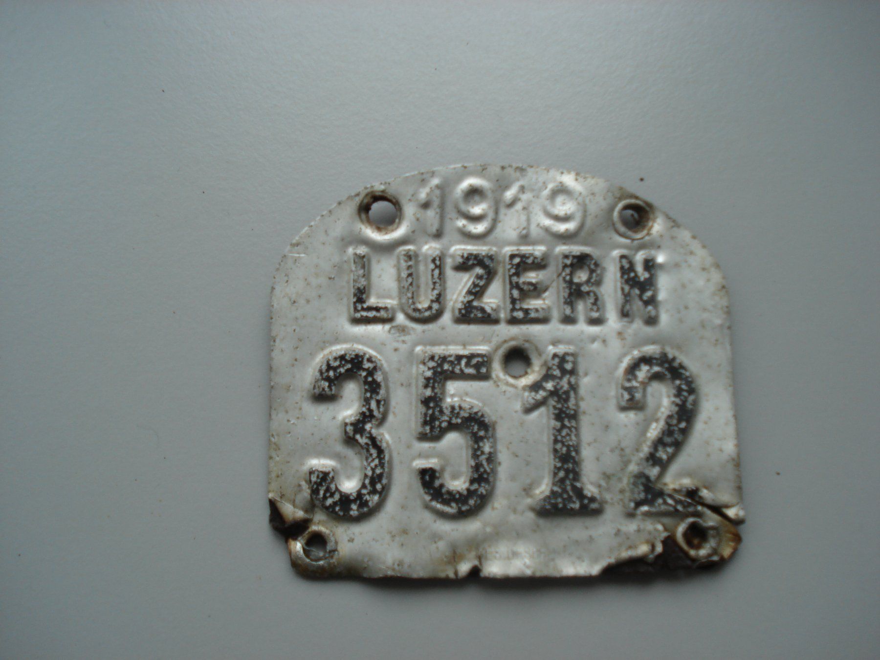 Insegne: Velonummer LU 1919 – Usato da Root venduto da vil_k76z