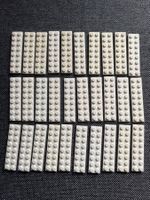 Lego - 30  Weisse zweierplättli 8 x 2