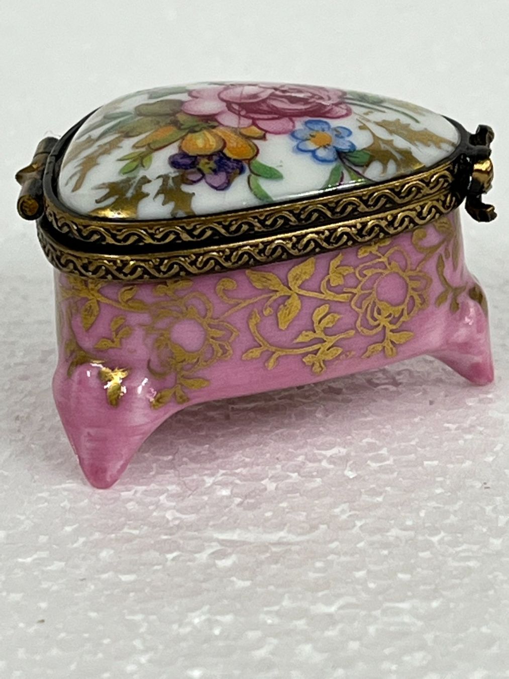 Dosen: Limoges Dreieck Miniatur Schatulle – Neu (gemäss Beschreibung) aus Mumpf von dadaboygugulini 8
