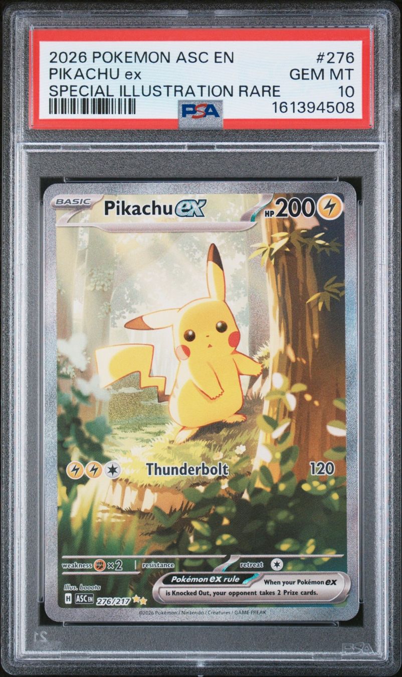 Pokémon Sammelbilder & Trading cards: PSA 10 Pikachu ex 276/217 EN – Gebraucht aus Obergerlafingen von collector-shop.ch
