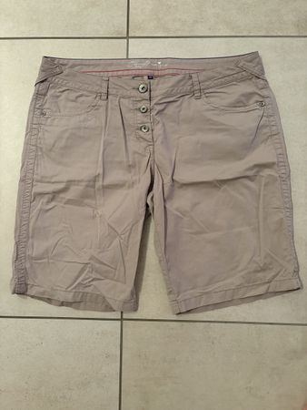 Tom Tailor Damen Bermudahose beige Grösse 42 guter Zustand