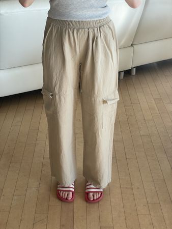 Bershka beige Hose, Grösse S