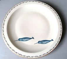 Tolle Vintageplatte von Langenthal mit Schwertfischen