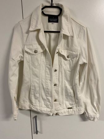 TRUSSARDI Damen Jeansjacke Gr. S 100% Baumwolle
