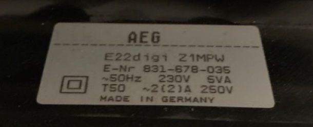 Radiatori: Heizungsregler AEG Elfatherm E22 digi – Usato da Romanshorn venduto da DonRicardoo 1