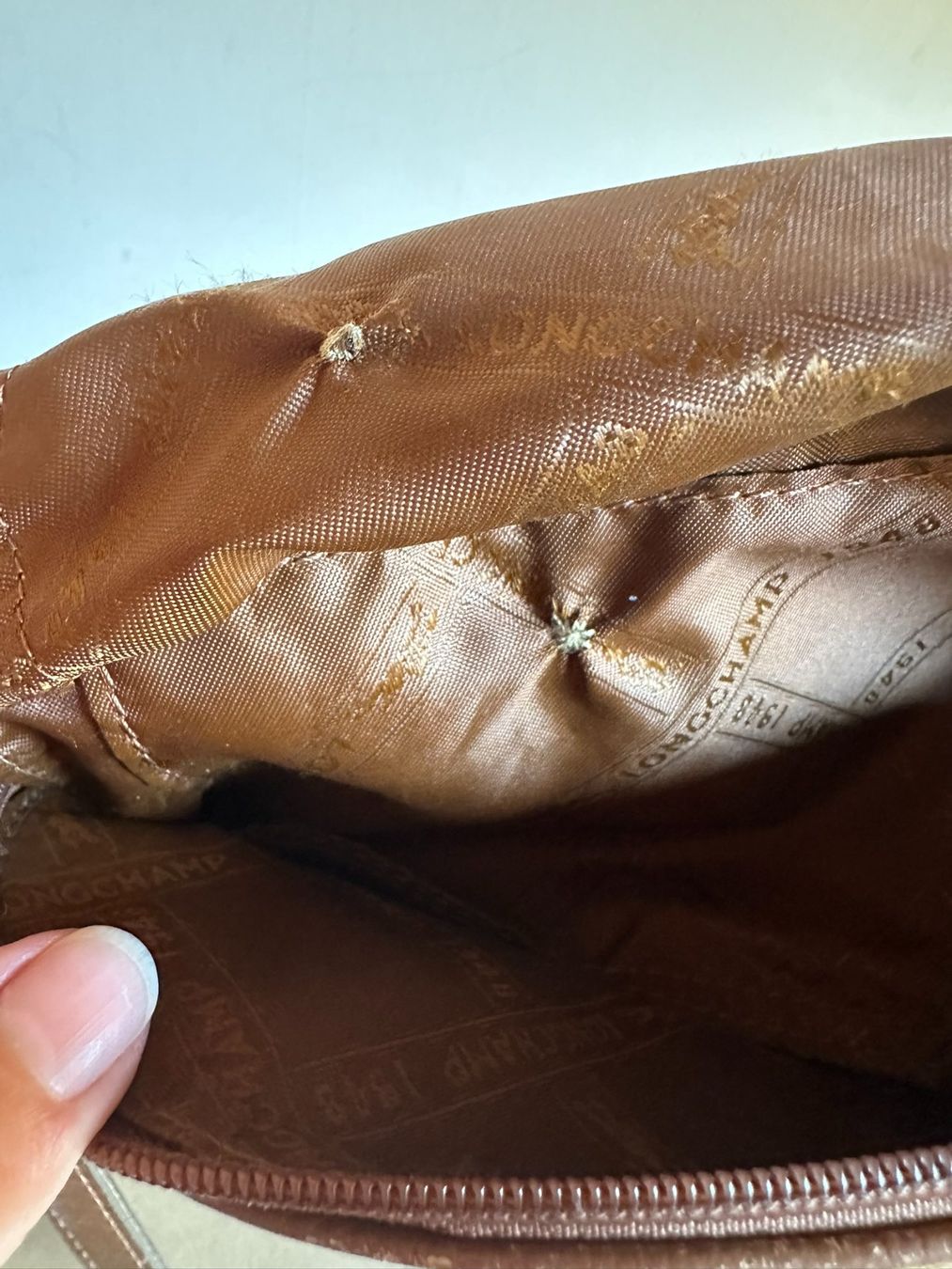Longchamp Taschen für Damen: Longchamp Sac vintage camel. – Gebraucht aus Bernex von euma1976 4