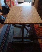 Tisch mit Metallfuss gebraucht 120×80