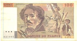 Frankreich France 100 Francs 1995 P154h