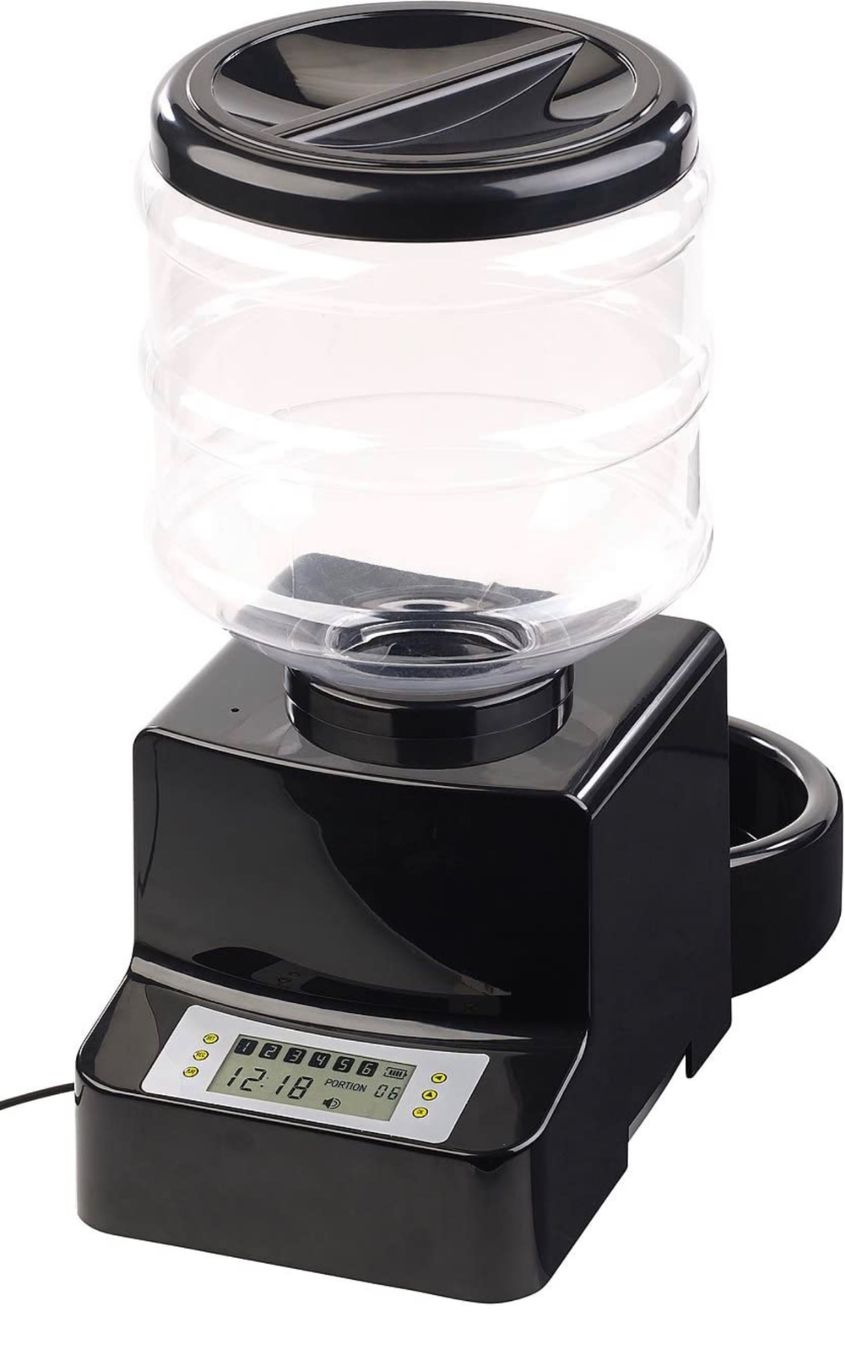 Futter: + infactory Programmierbarer Haustier-Futterautomat – Neu und originalverpackt aus Amriswil von JaJa-Express 2