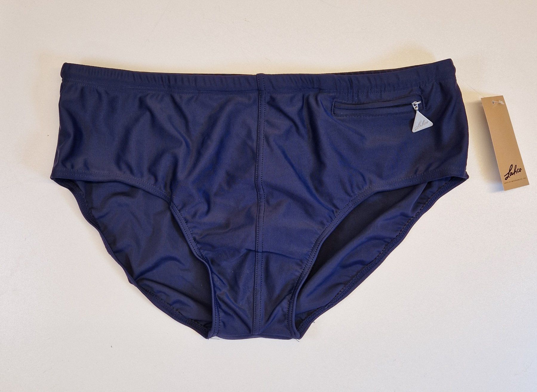 Lahco Costumi da bagno: Badehose Herren XL Lahco Basic Navy / Rabatt 50% - 70%!!! – Nuovo e nell'imballaggio originale da Braunau venduto da Brand-Store